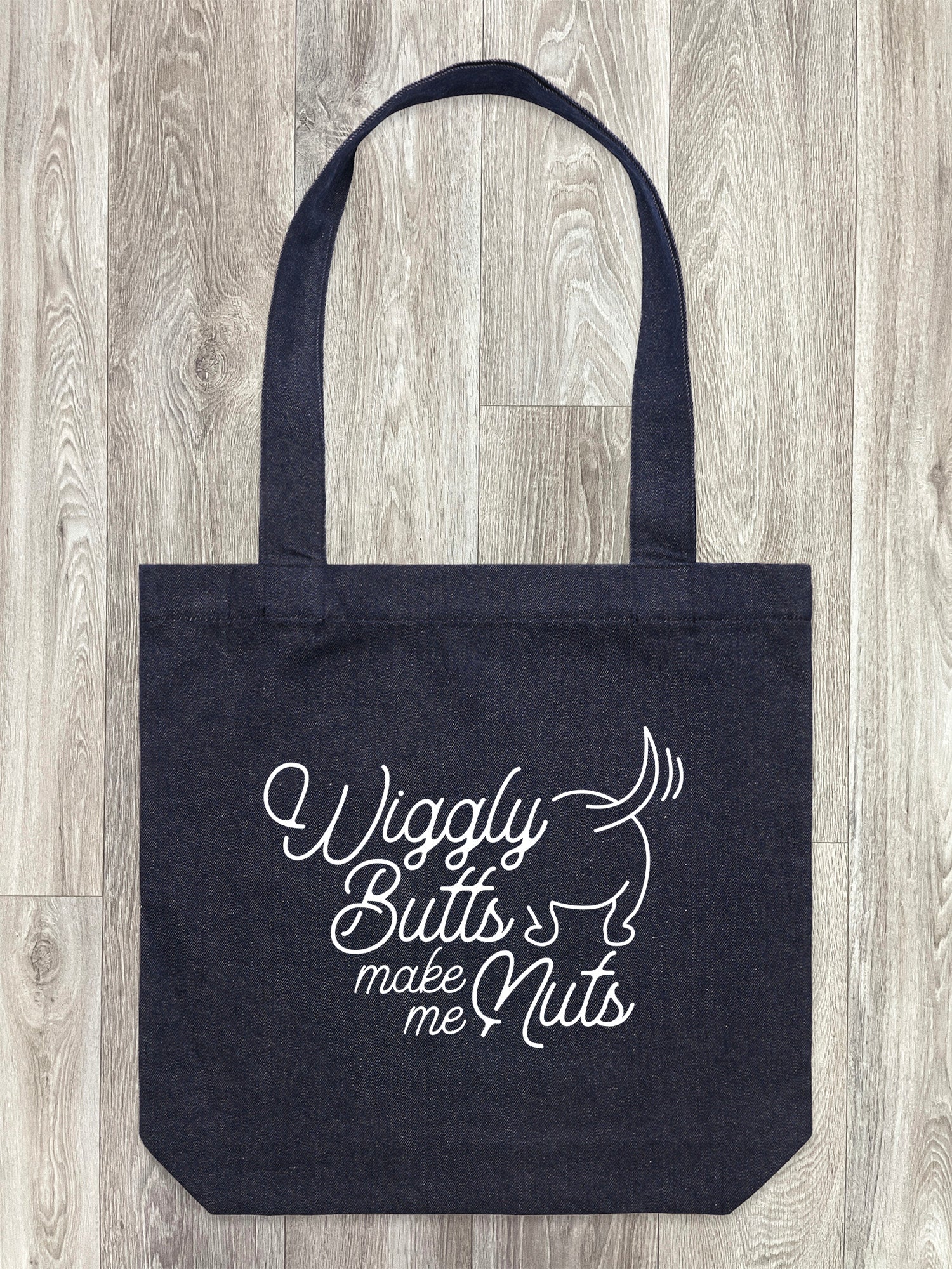 Wiggly Butts Make Me Nuts Edith Tote Bag - Image 4