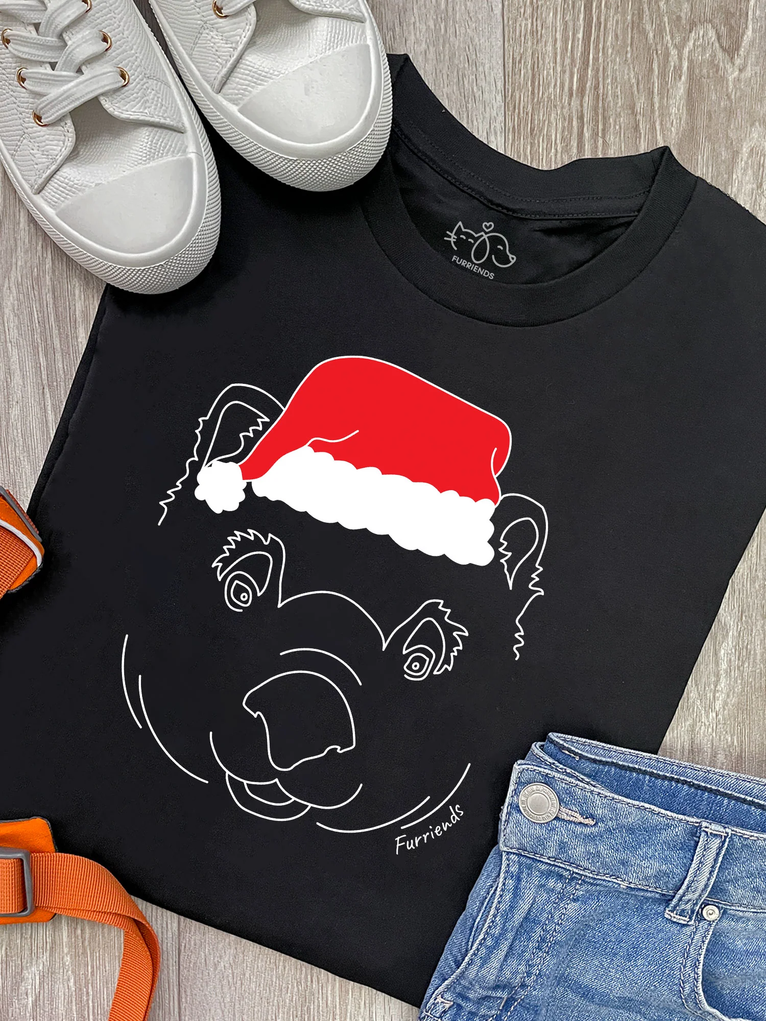 Wombat Christmas Edition Ava Women's Regular Fit Tee - Image 3