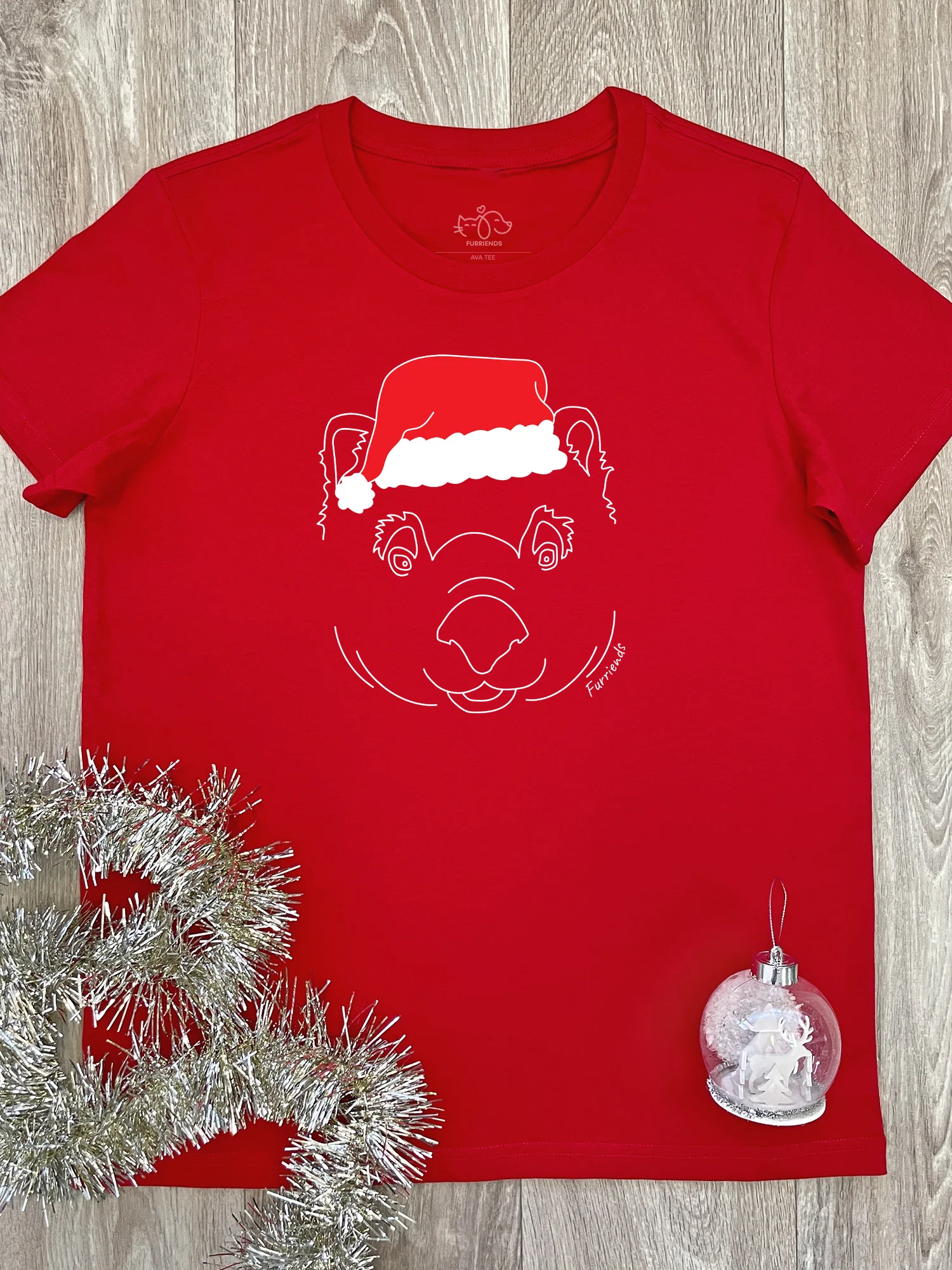 Wombat Christmas Edition Ava Women's Regular Fit Tee - Image 6