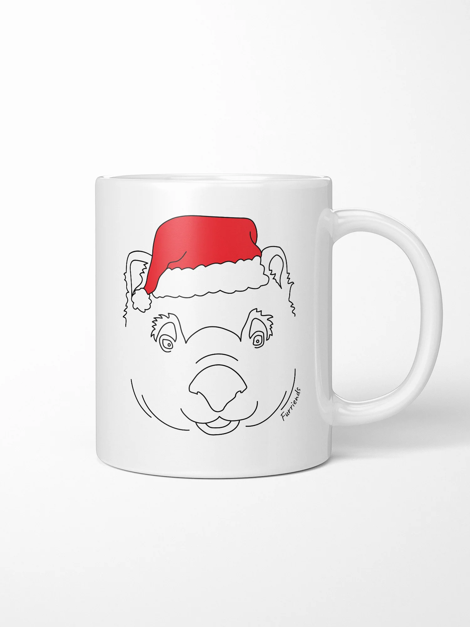 Wombat Christmas Edition Ceramic Mug - Image 2