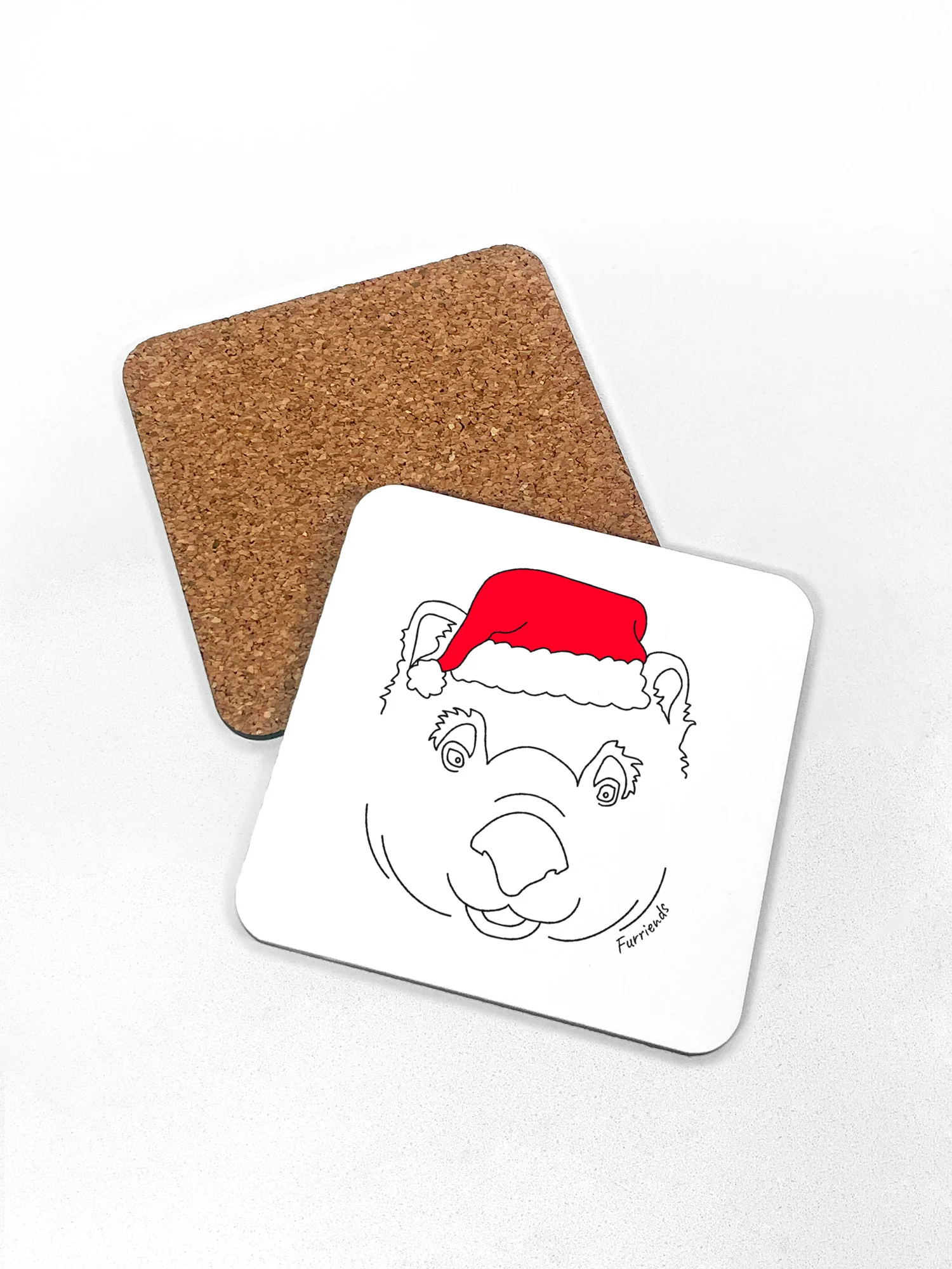 Wombat Christmas Edition Coaster - Image 3