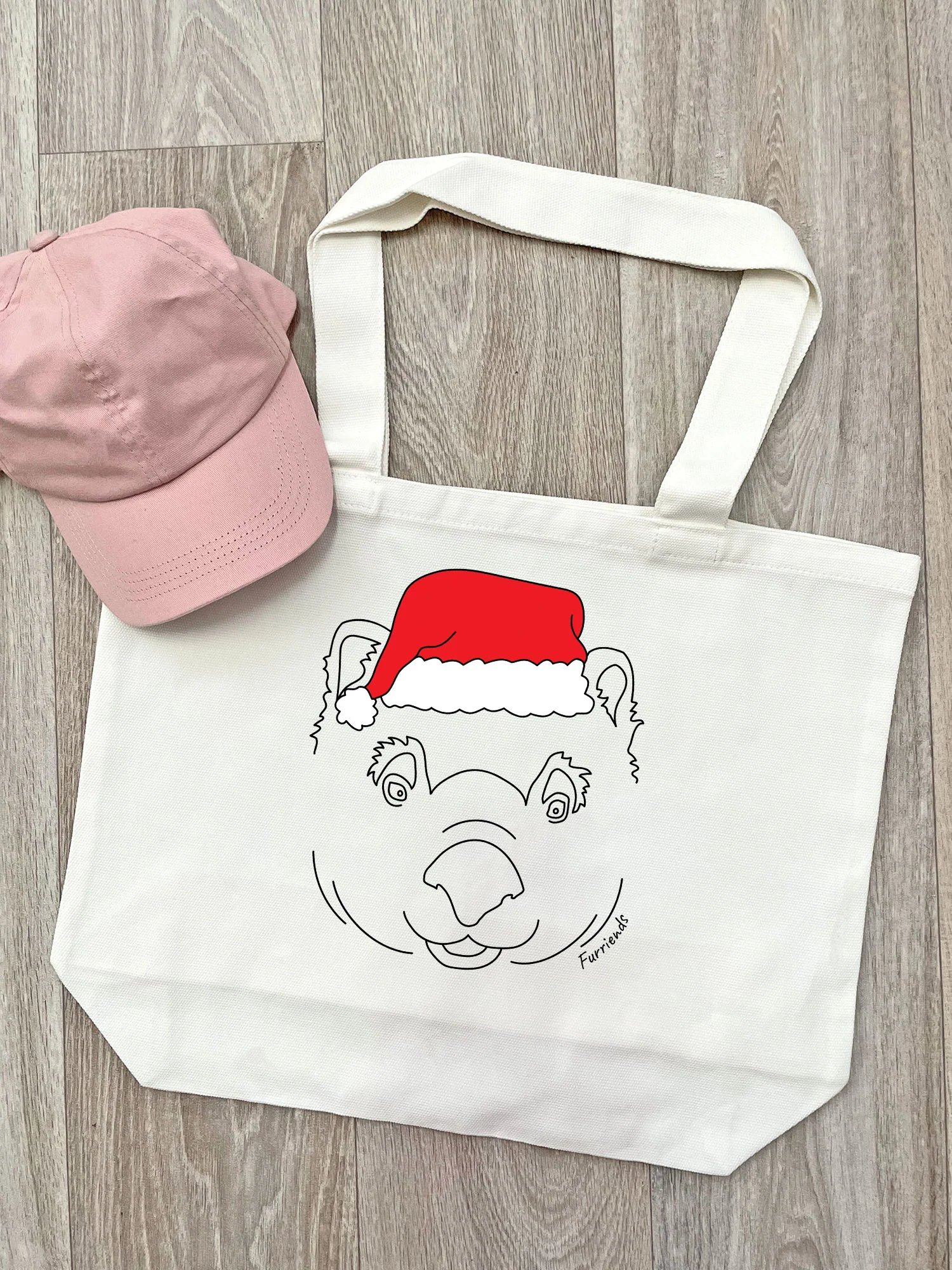 Wombat Christmas Edition Stella Tote Bag - Image 2
