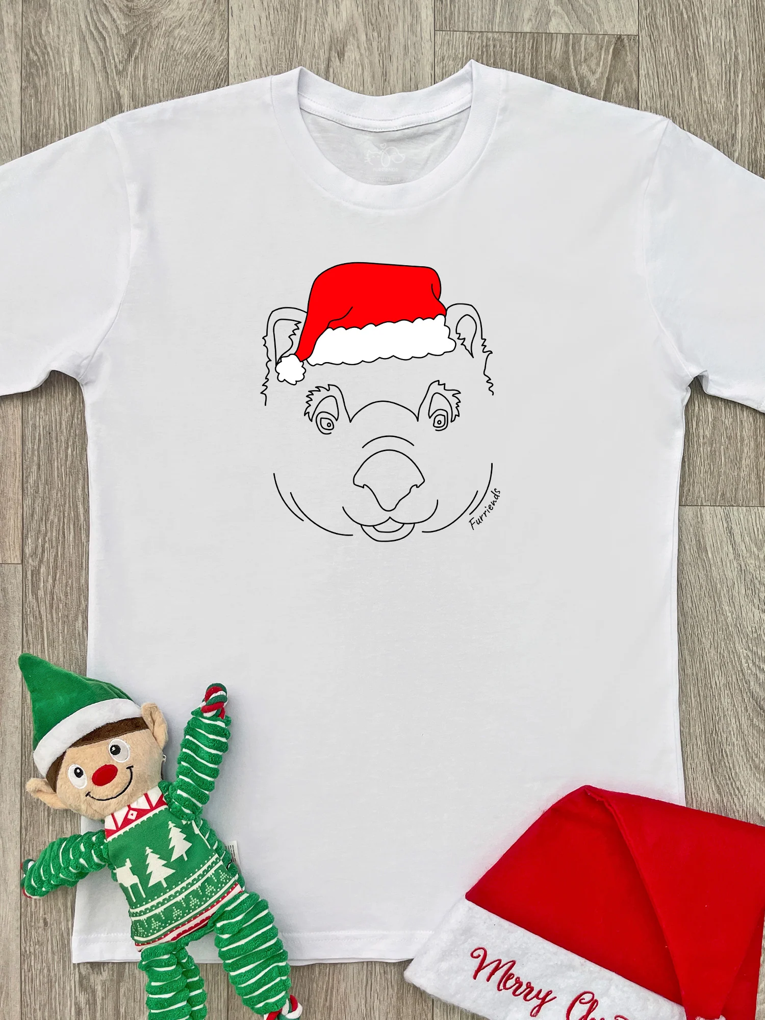 Wombat Christmas Edition Essential Unisex Tee - Image 3