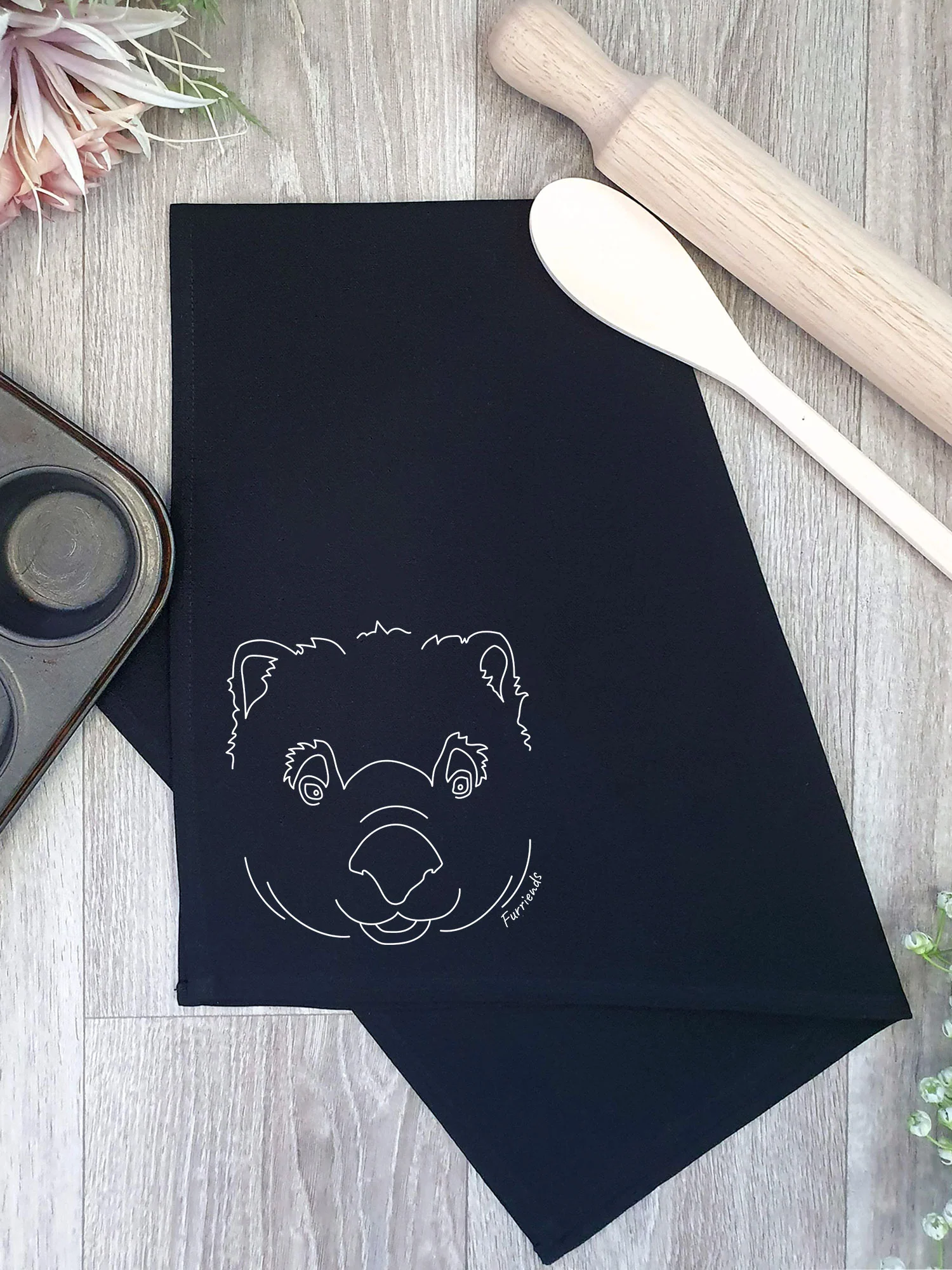 Wombat Tea Towel