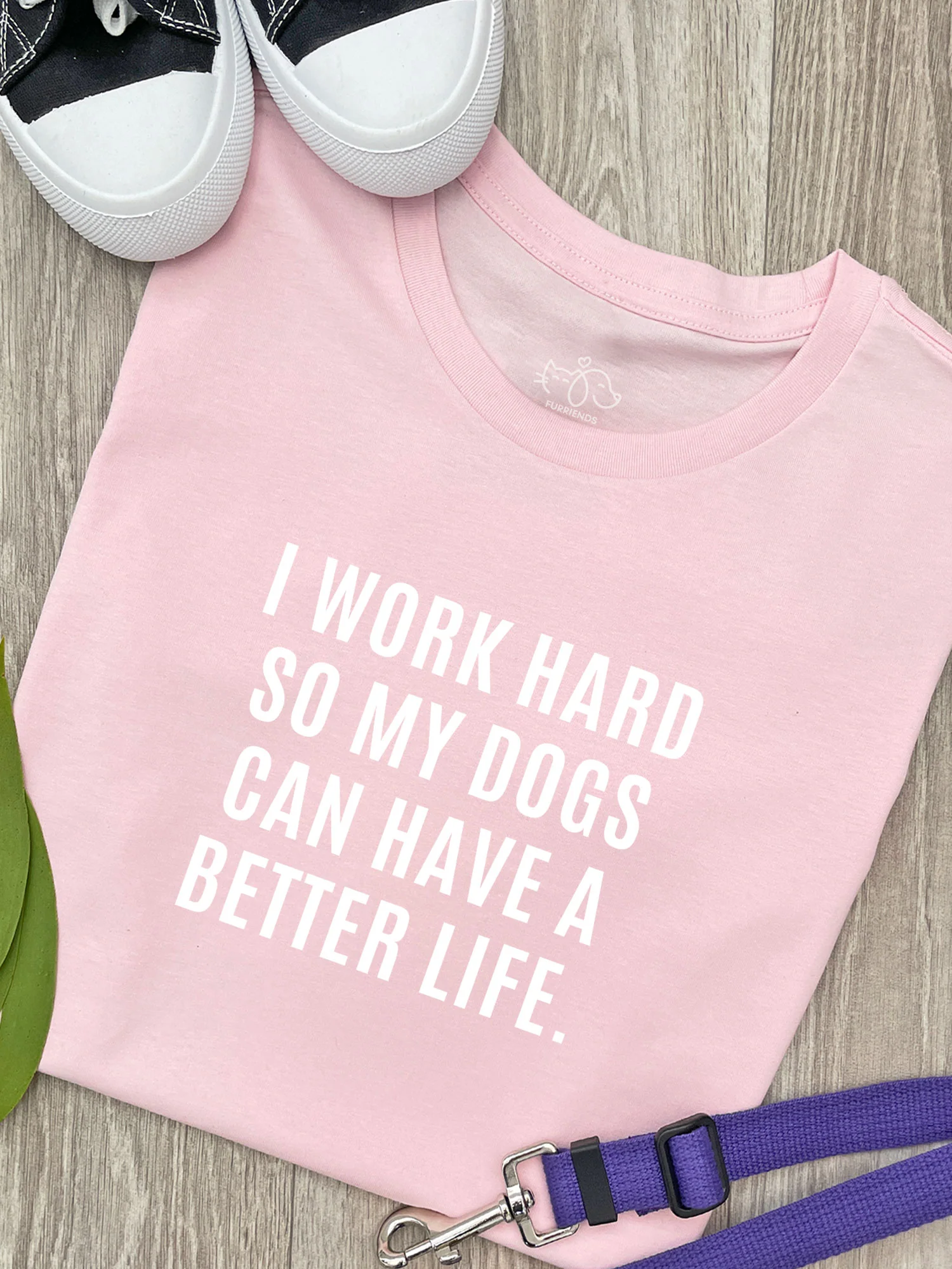 I Work Hard So My Dog Can Have A Better Life Ava Women's Regular Fit Tee - Image 8