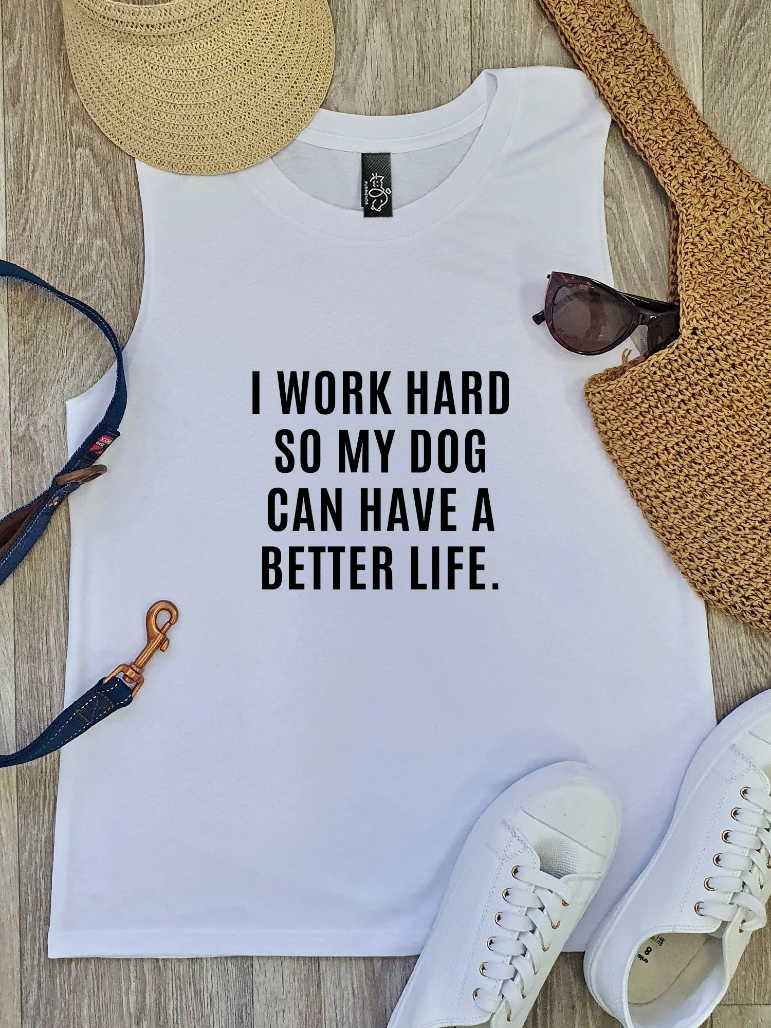 I Work Hard So My Dog Can Have A Better Life Marley Tank - Image 4