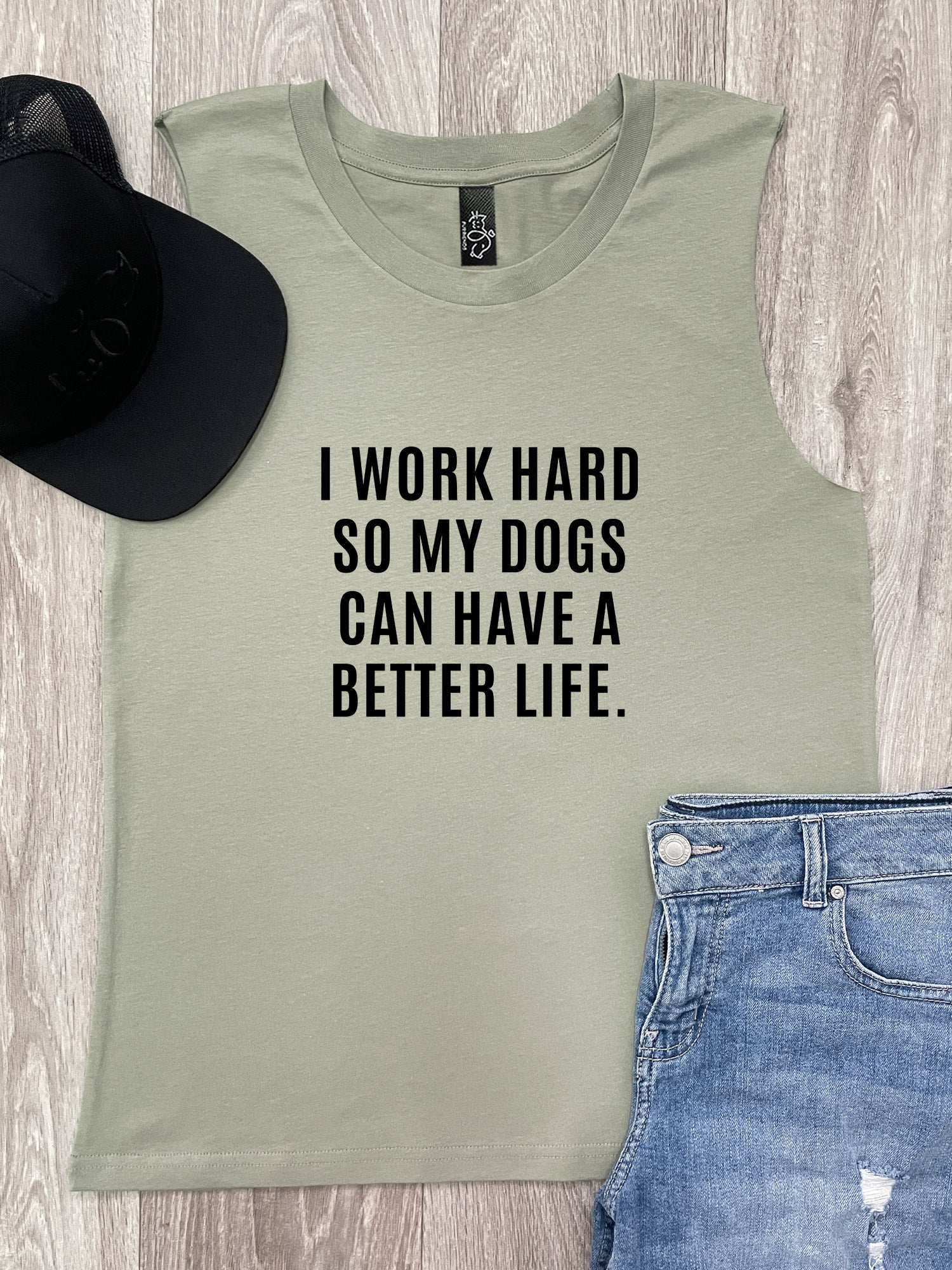 I Work Hard So My Dog Can Have A Better Life Marley Tank - Image 6