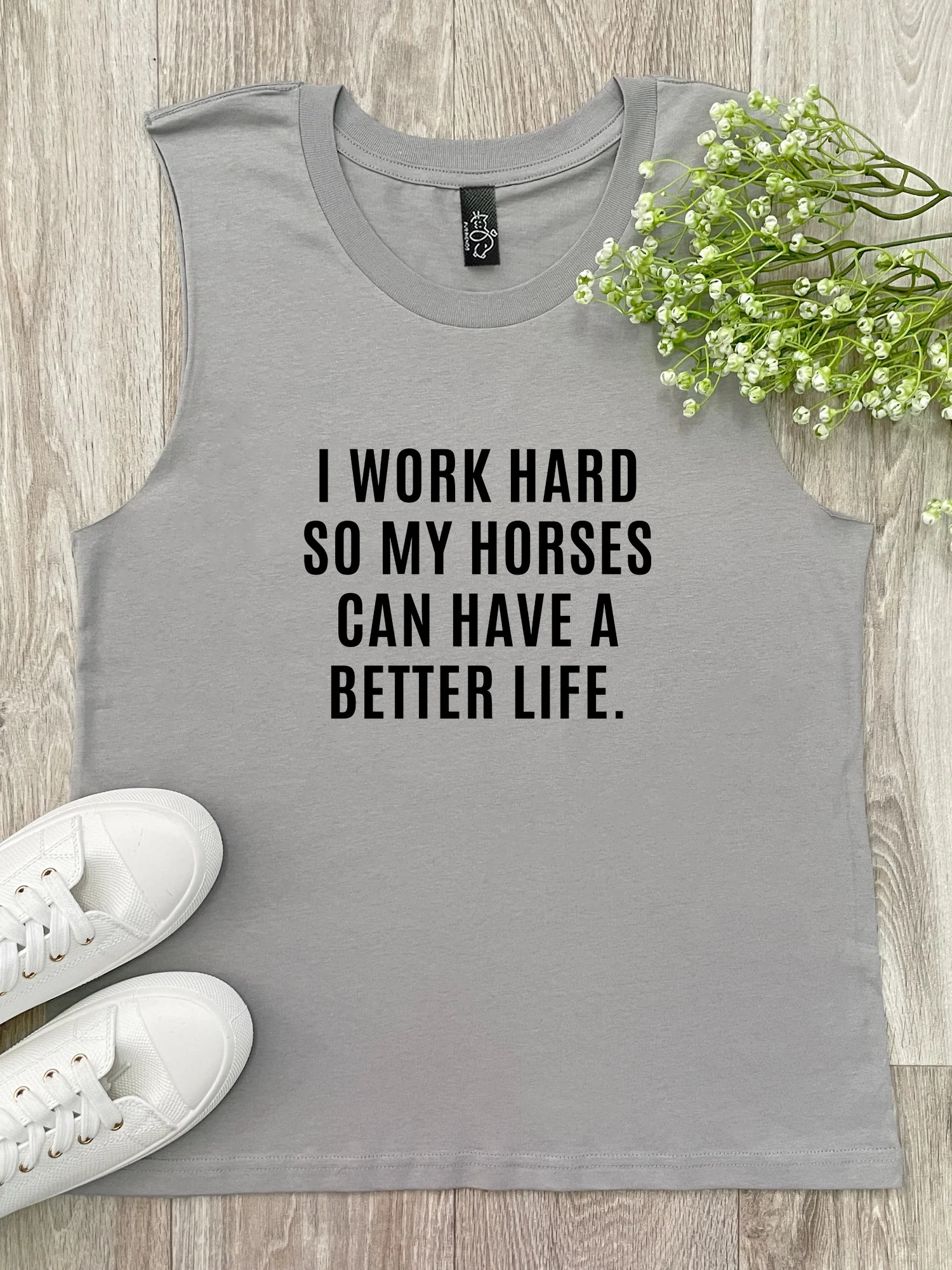 I Work Hard So My Horse Can Have A Better Life Marley Tank - Image 7