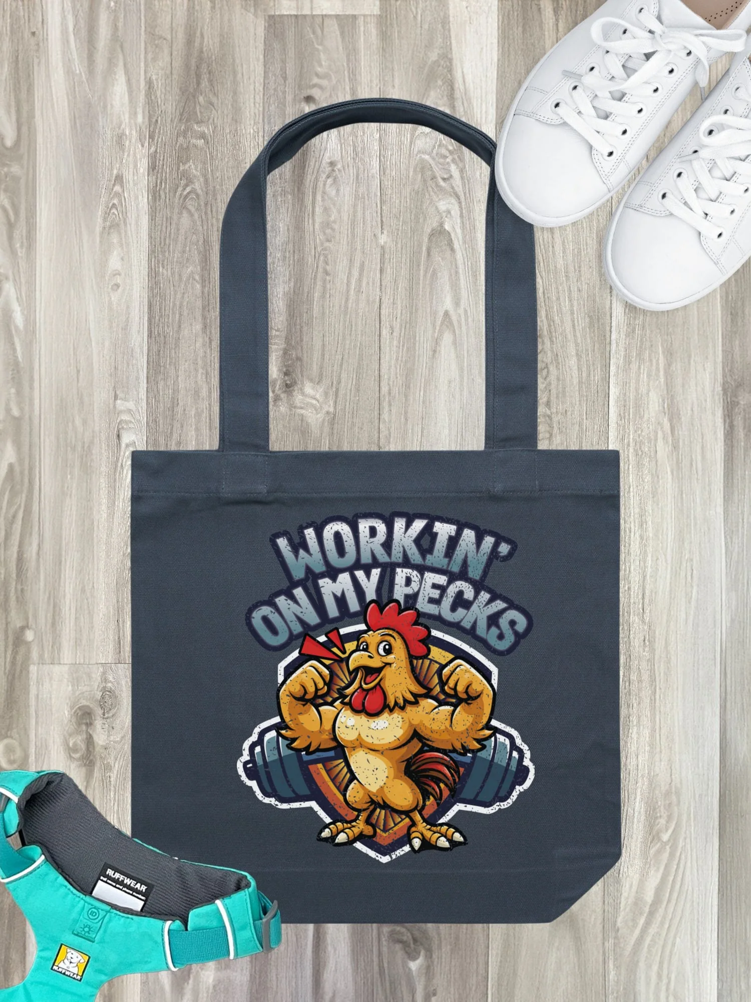Workin On My Pecks Edith Tote - Image 9