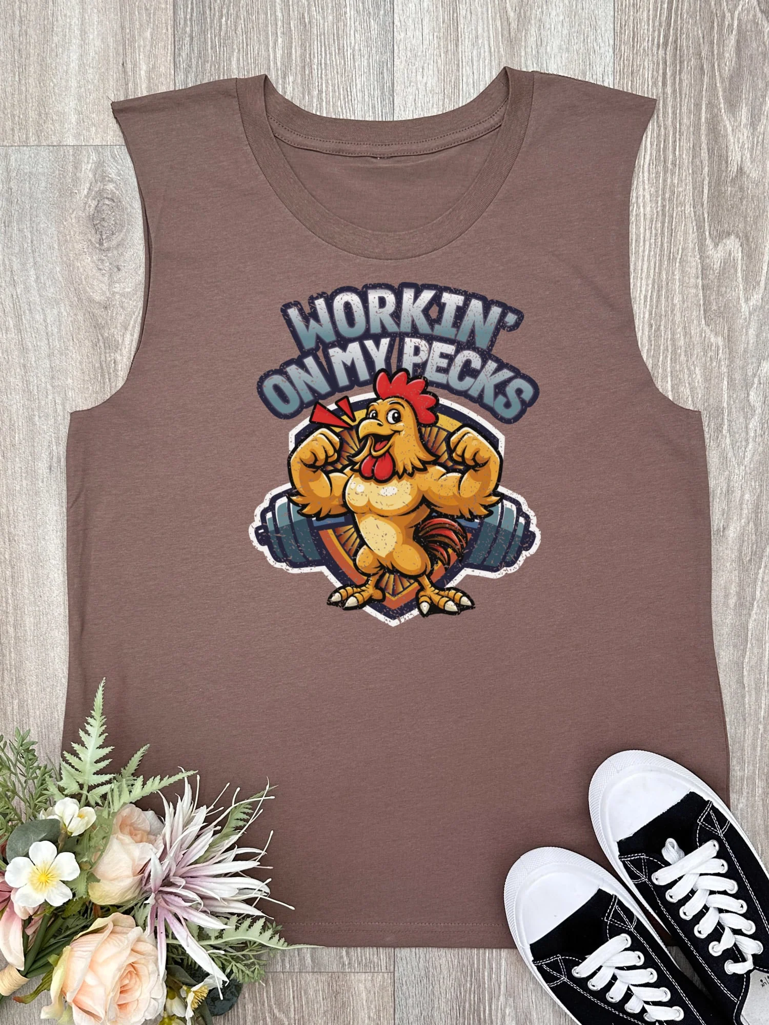 Workin On My Pecks Marley Tank - Image 4