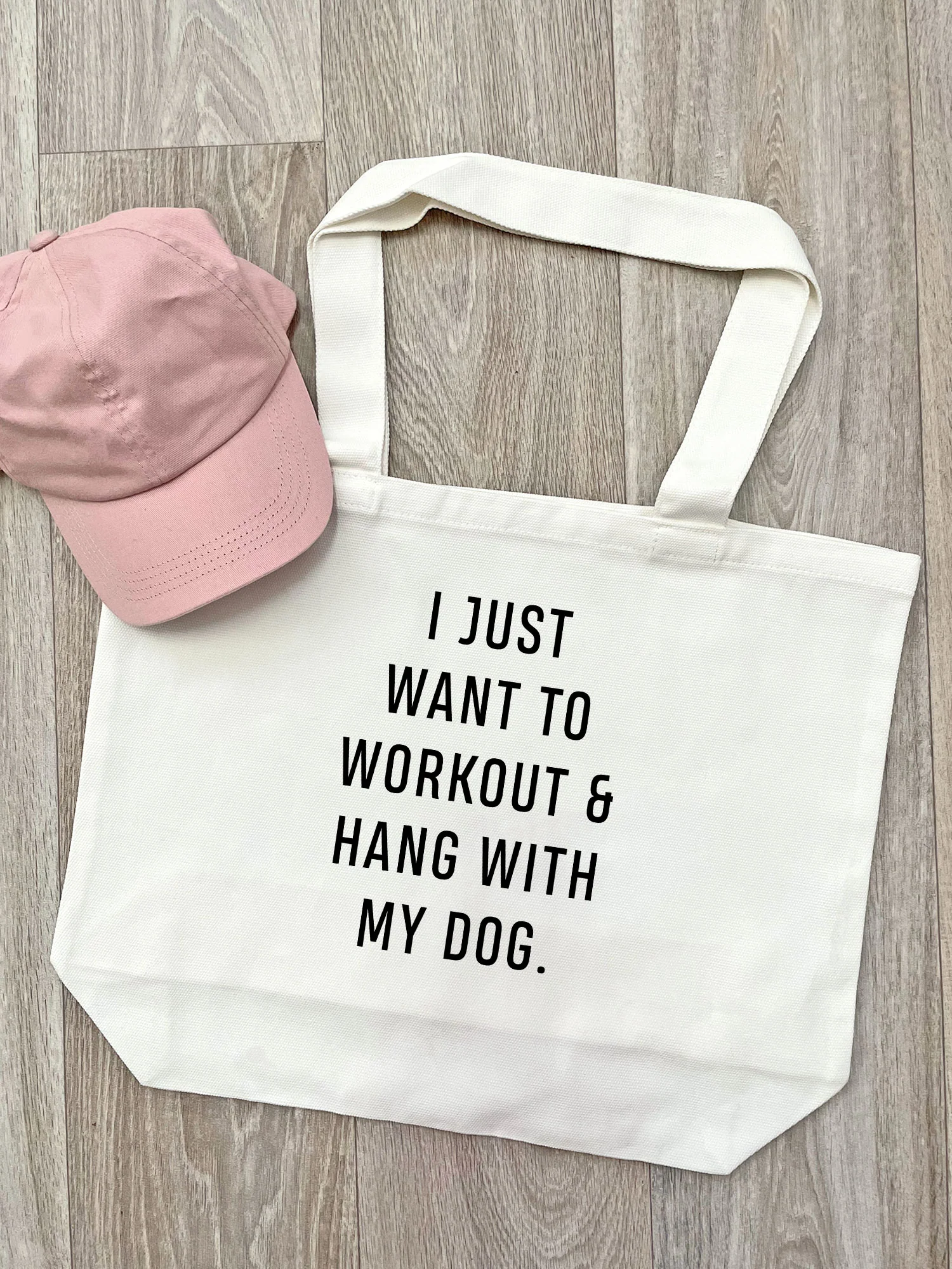 Workout & Hang With My Dog Stella Tote Bag - Image 2