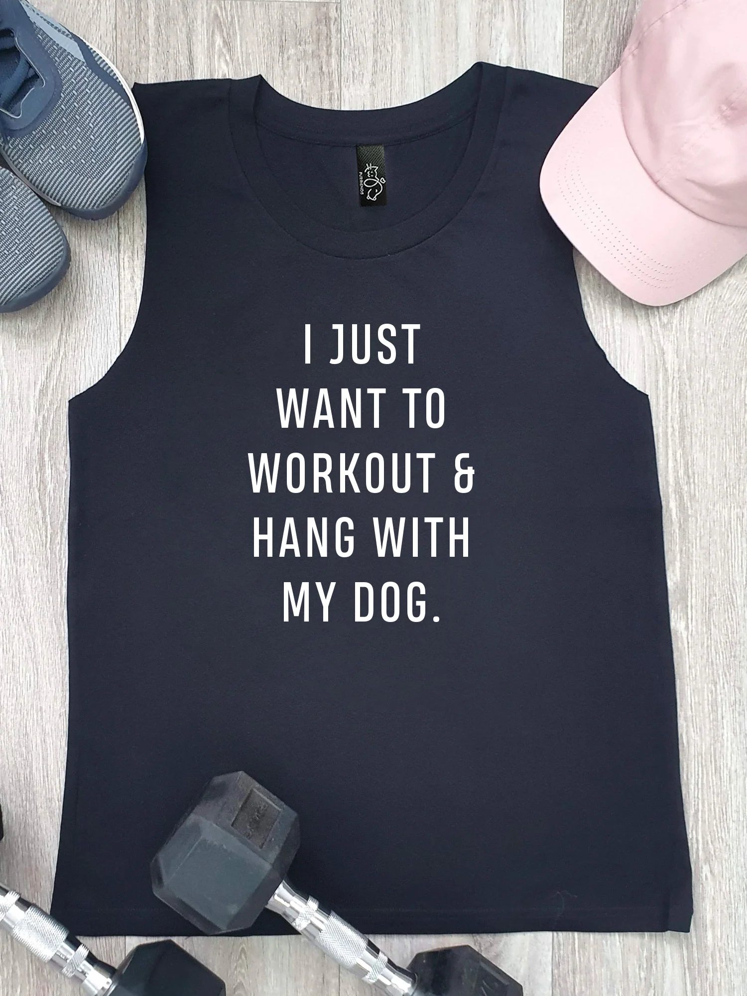 Workout & Hang With My Dog Marley Tank