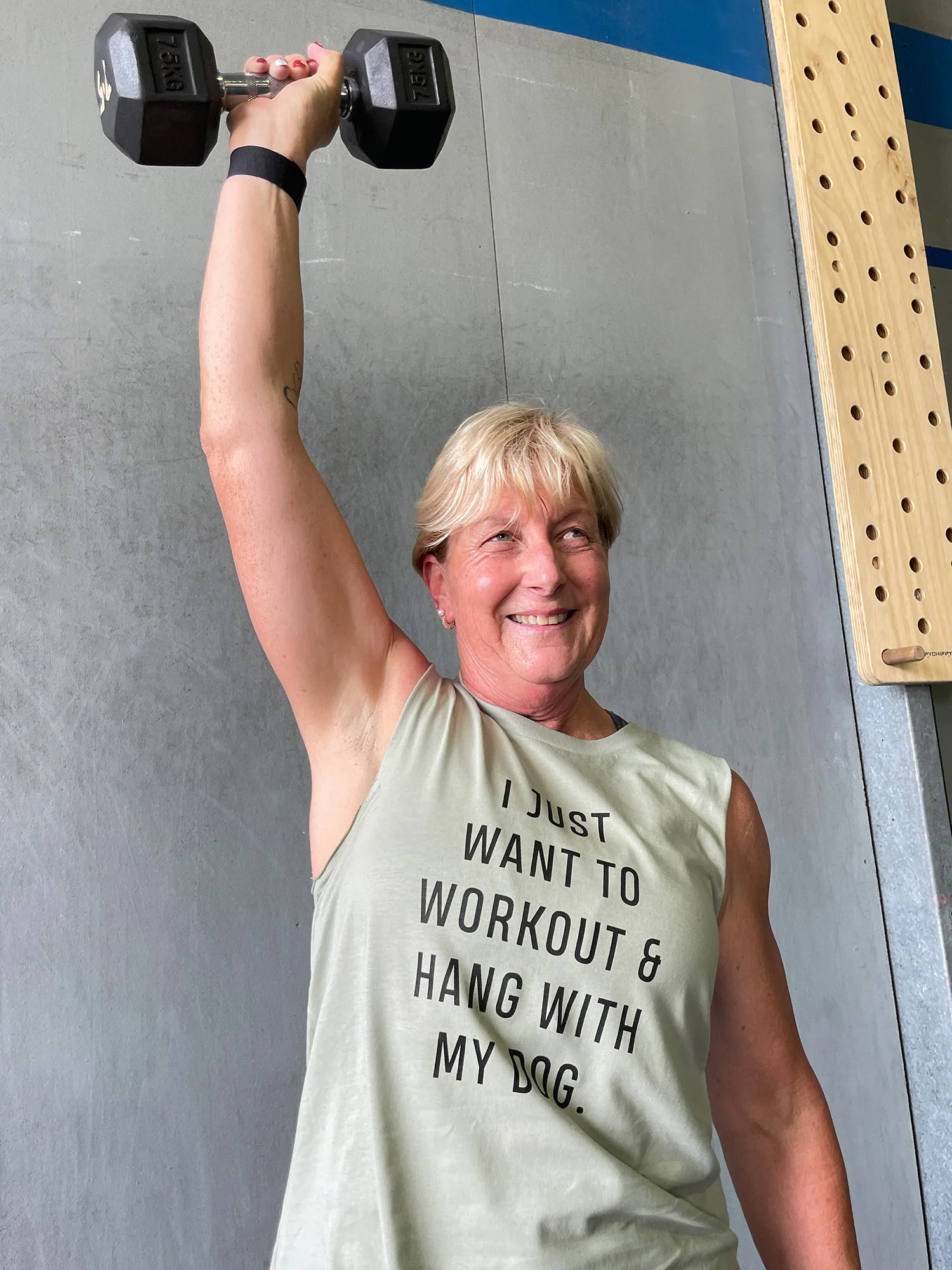 Workout & Hang With My Dog Marley Tank - Image 6