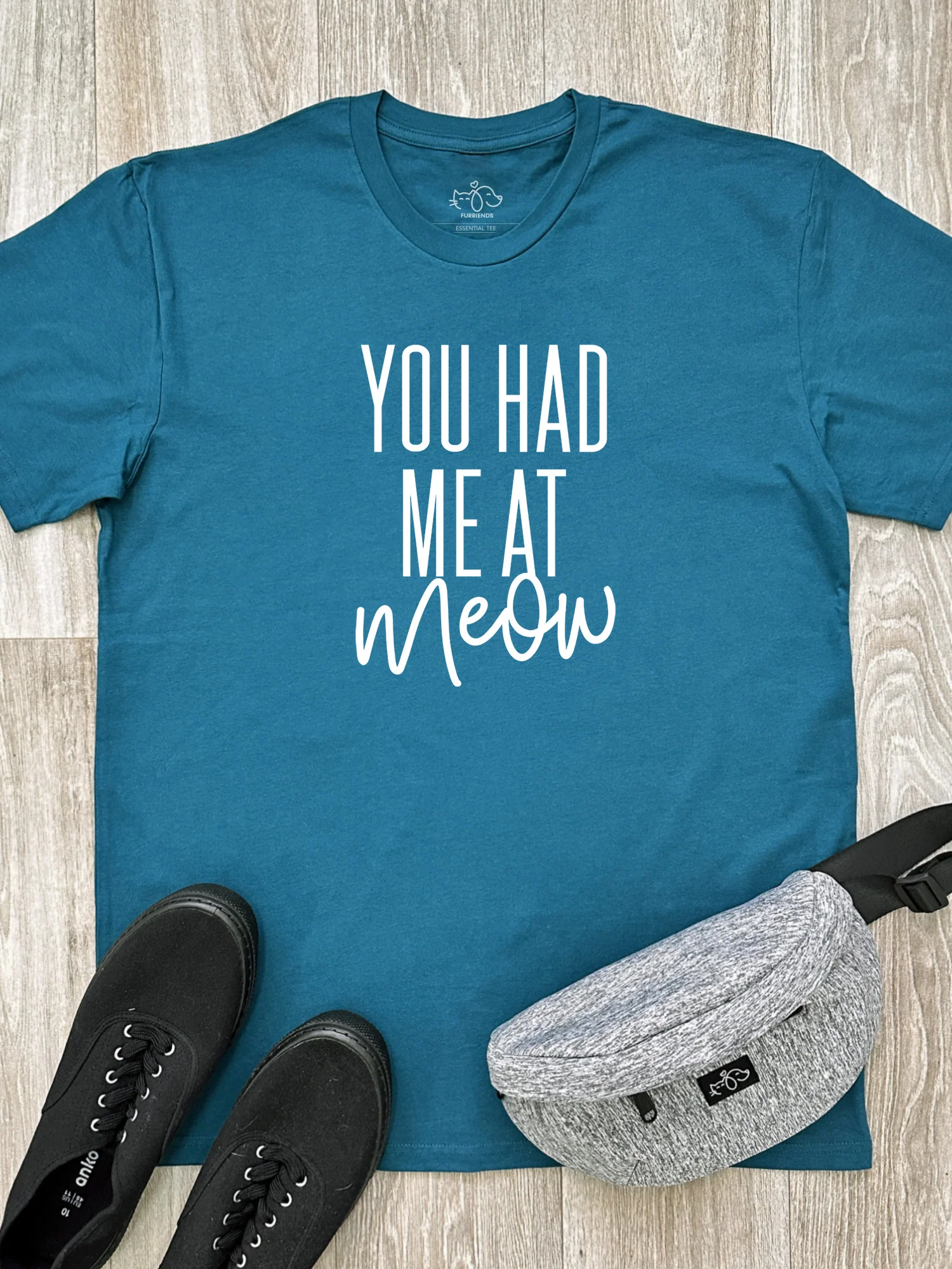 You Had Me At Meow Essential Unisex Tee - Image 2