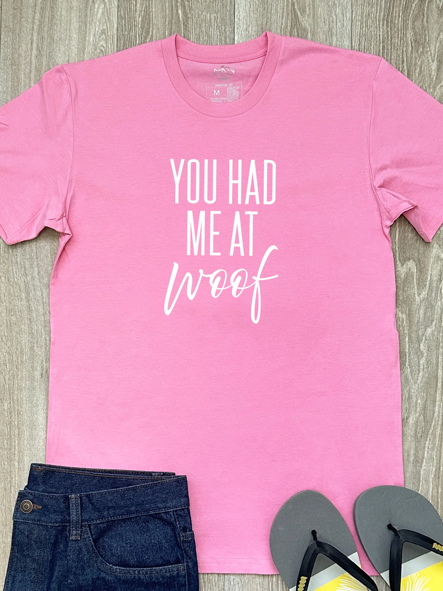 You Had Me At Woof Essential Unisex Tee - Image 5